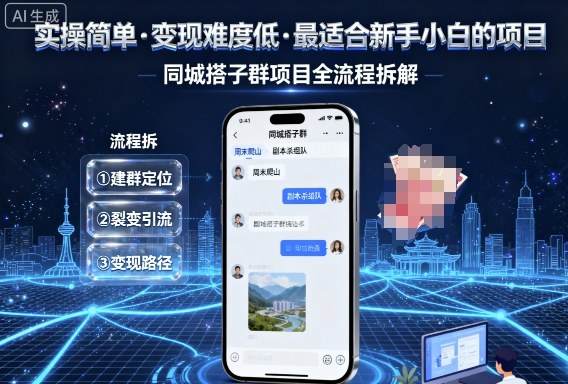 最适合新手的项目，每天收入3张，同城搭子全攻略，公众号【大创学社】